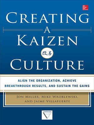 cover image of Creating a Kaizen Culture